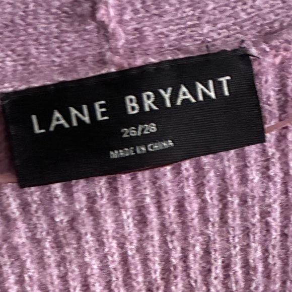 Lane Bryant Classic Long-Sleeve Button-Front Pointelle-Sleeve Cardigan 26/28 - Picture 9 of 13